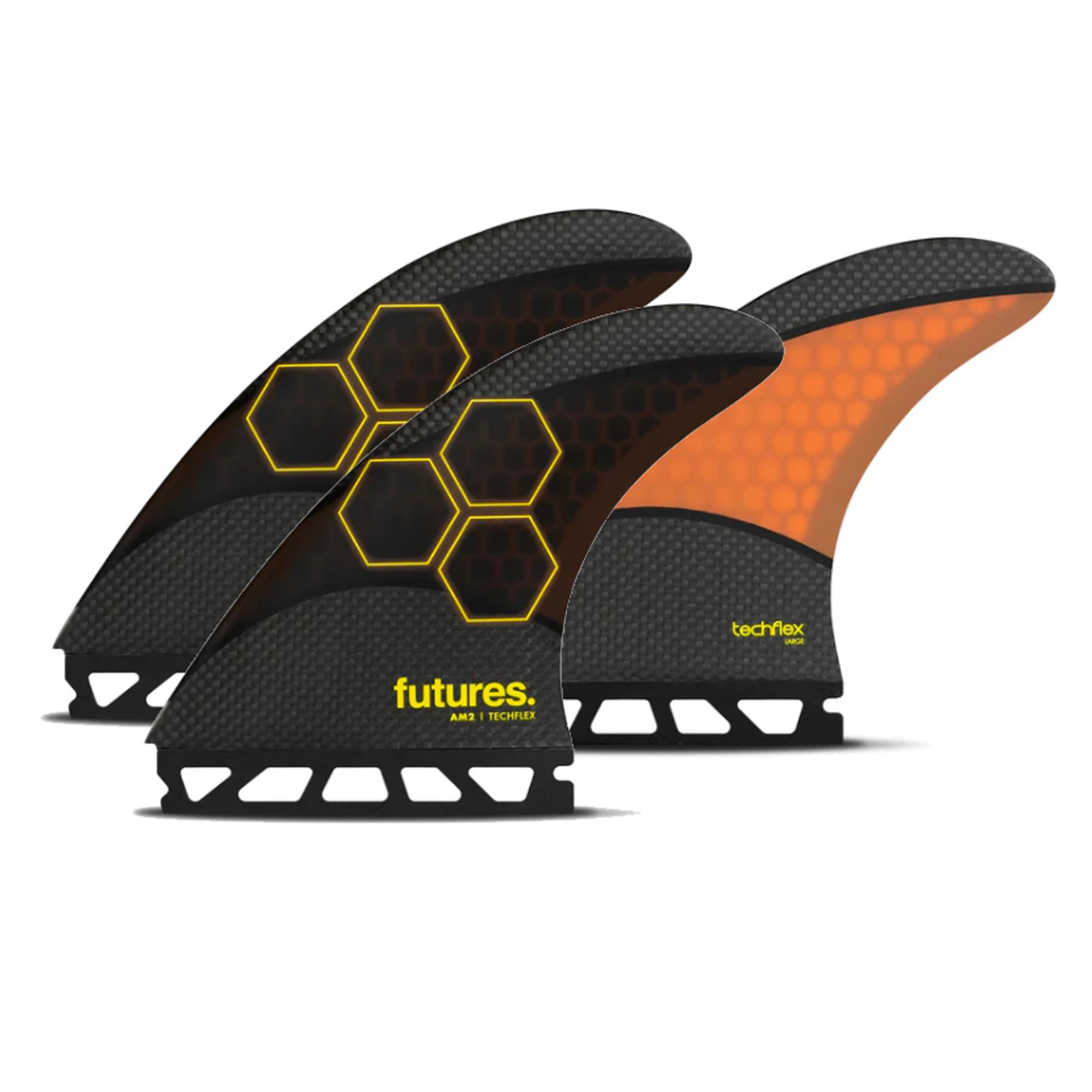 FUTURES Thruster Fin Set AM2 Al Merrick Techflex 