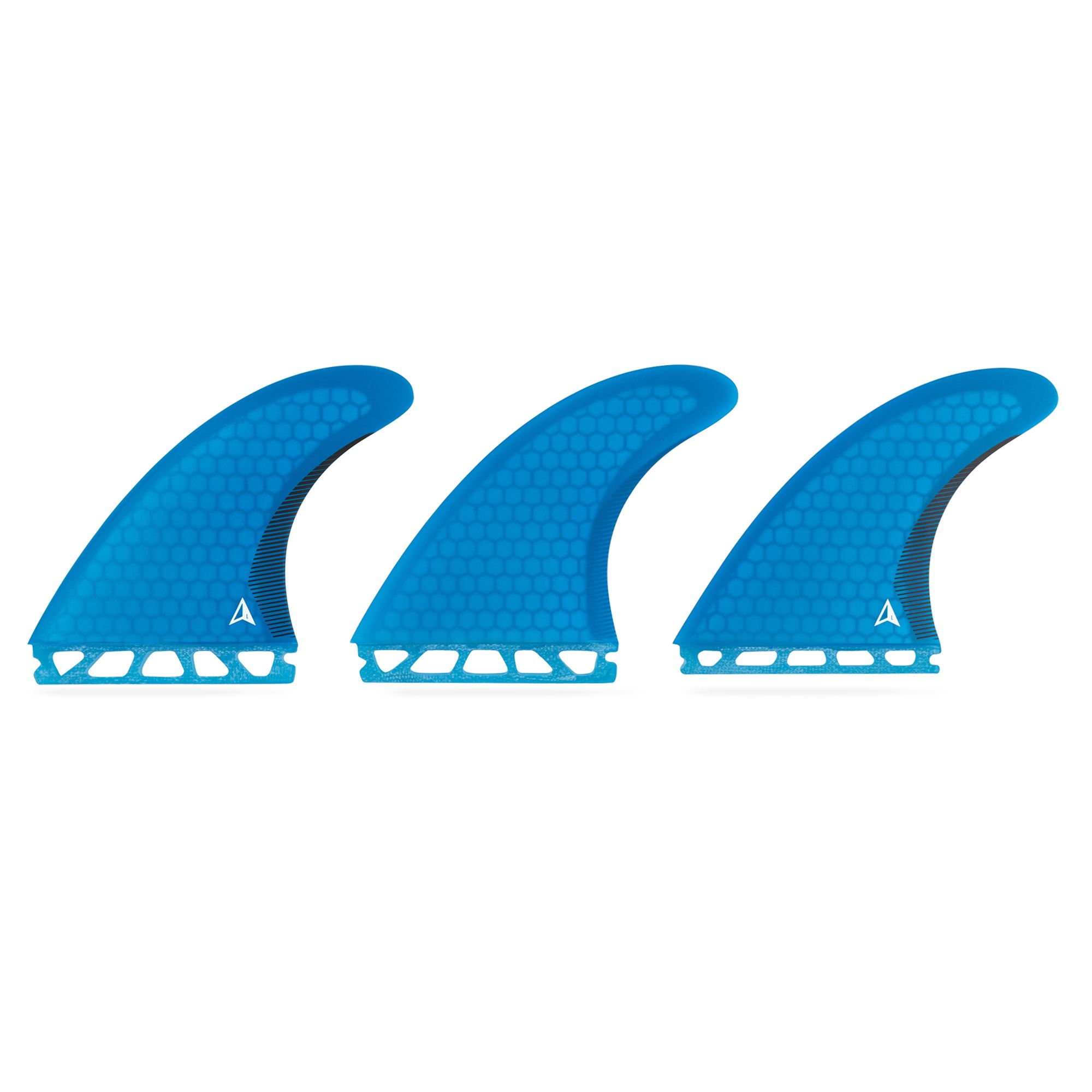 ROAM Thruster Fin Set Performer Large one tab blue ROAM Thruster Fin Set Performer Large one tab blue
