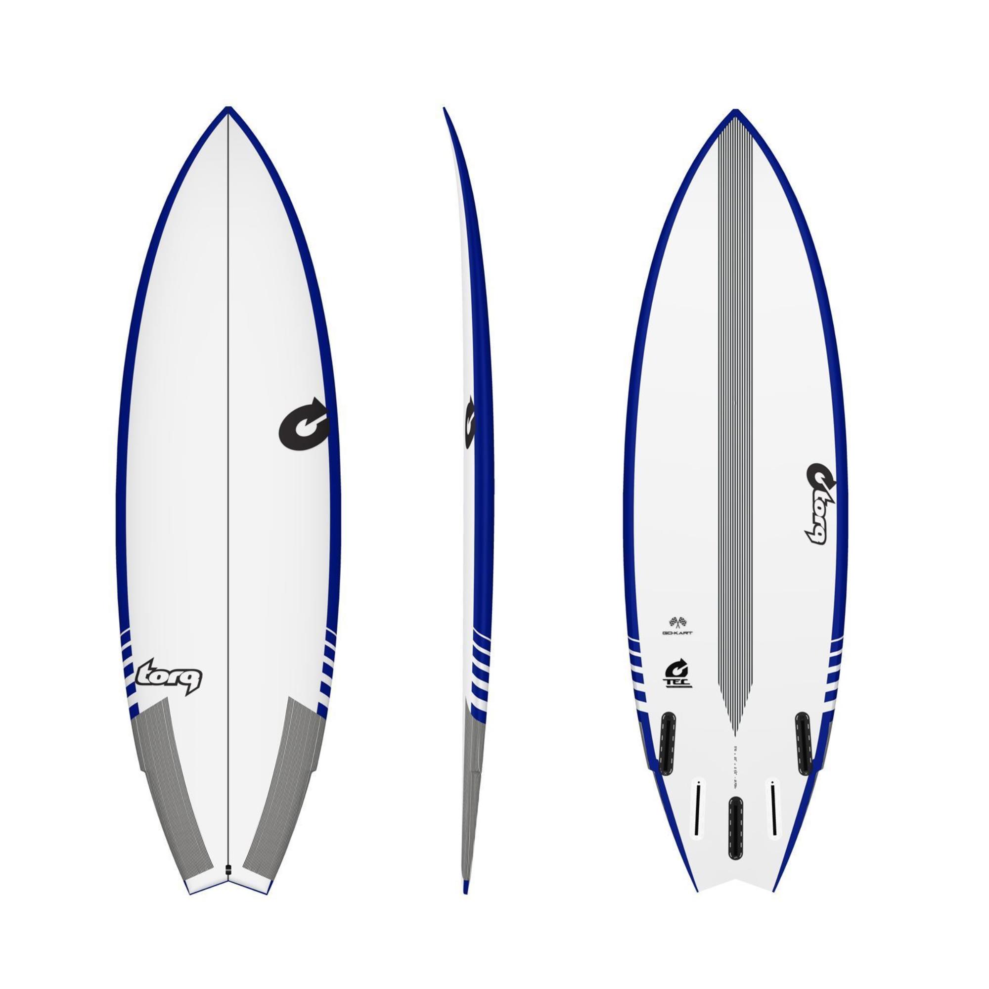 Surfboard TORQ Epoxy TEC Go-Kart 5.10 Rail Blau