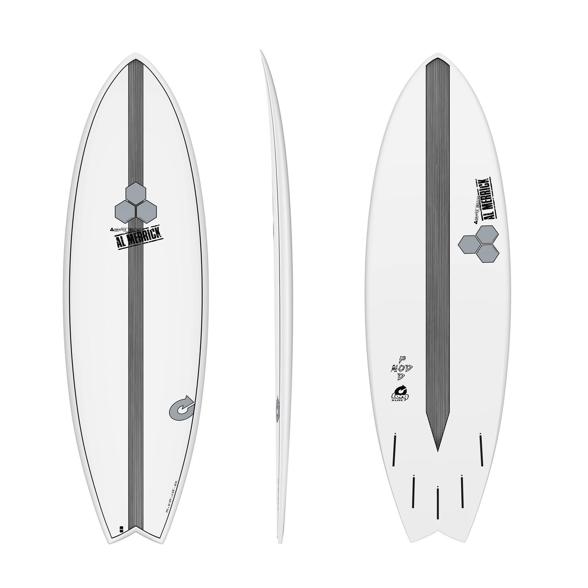 Surfboard CHANNEL ISLANDS X-lite Pod Mod 6.6 weiss Verkauf nur an autorisierte Channel Islands Dealer