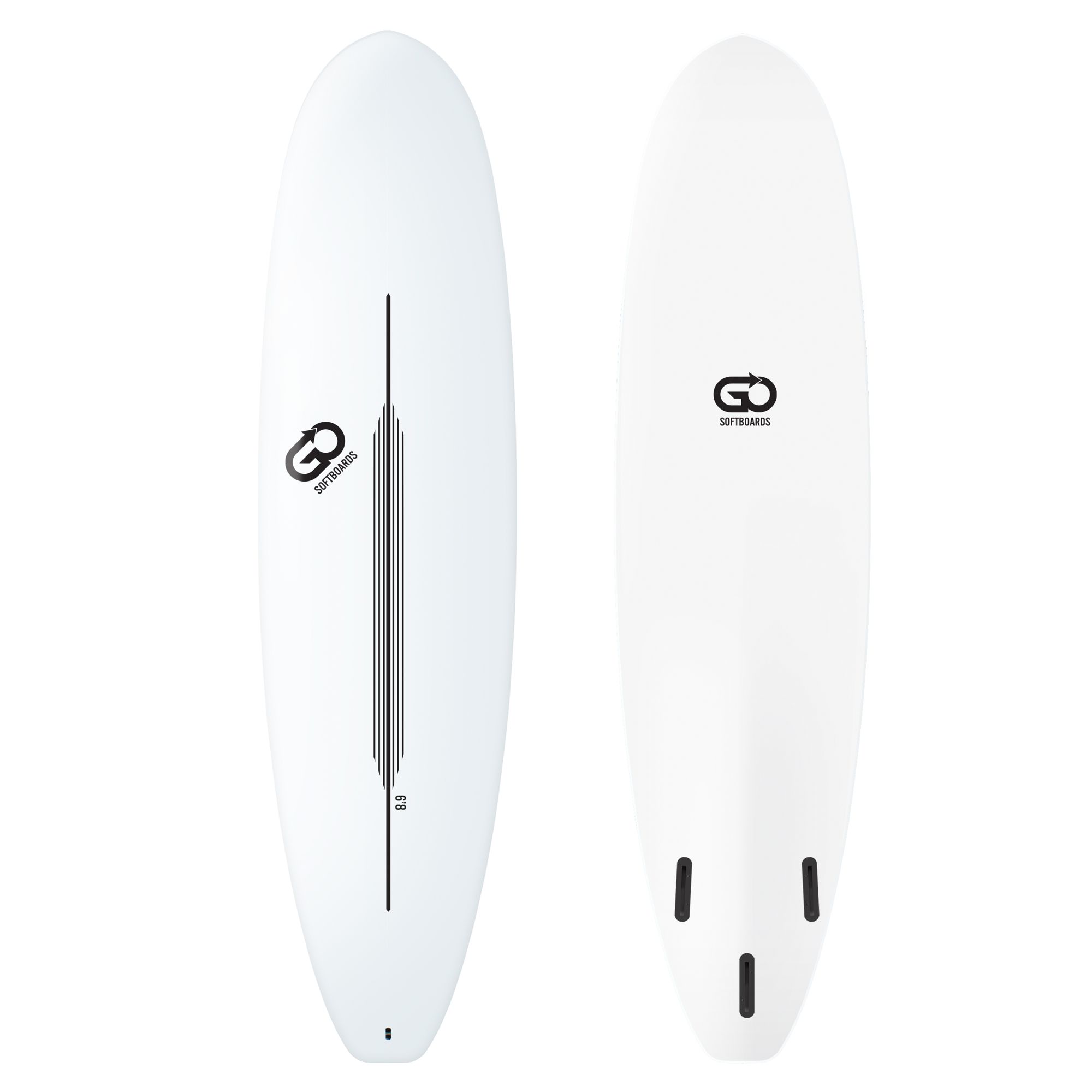 GO Softboard 6.8 Hyper Soft Top Surfboard
