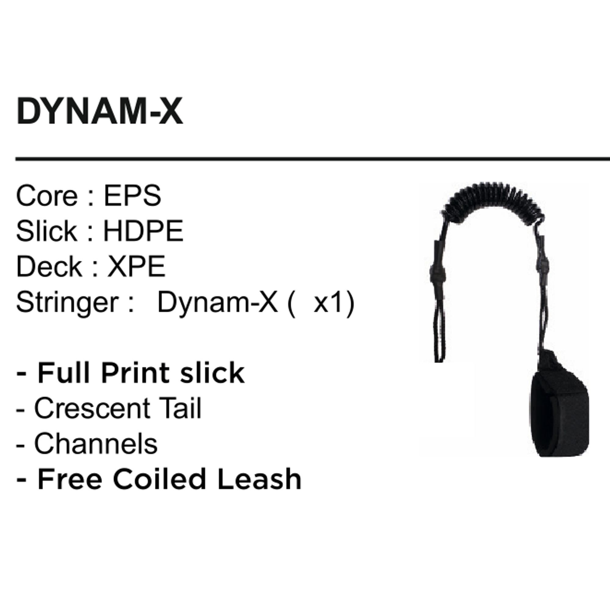 FLOOD Bodyboard Dynamx Stringer 44 Gelb Palm II