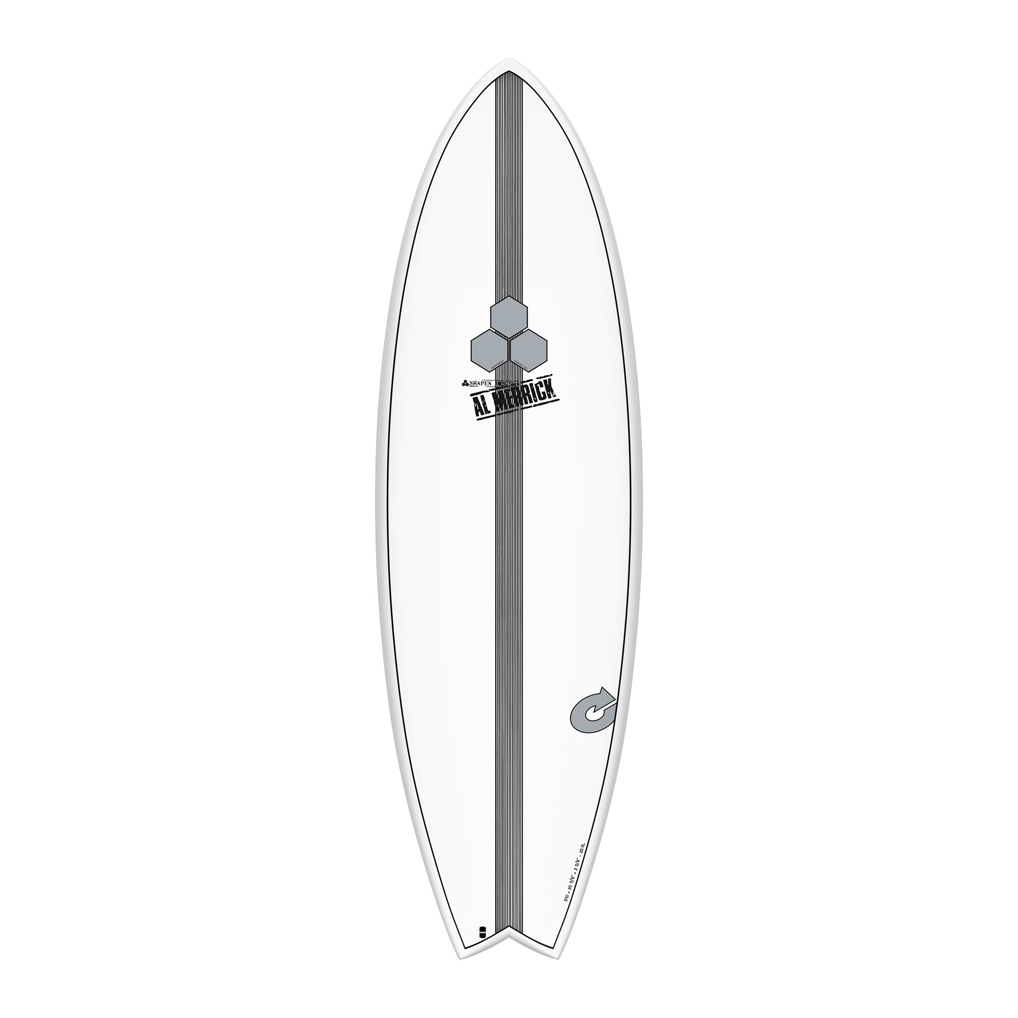 Surfboard CHANNEL ISLANDS X-lite2 PodMod 6.2 weiss Verkauf nur an autorisierte Channel Islands Dealer